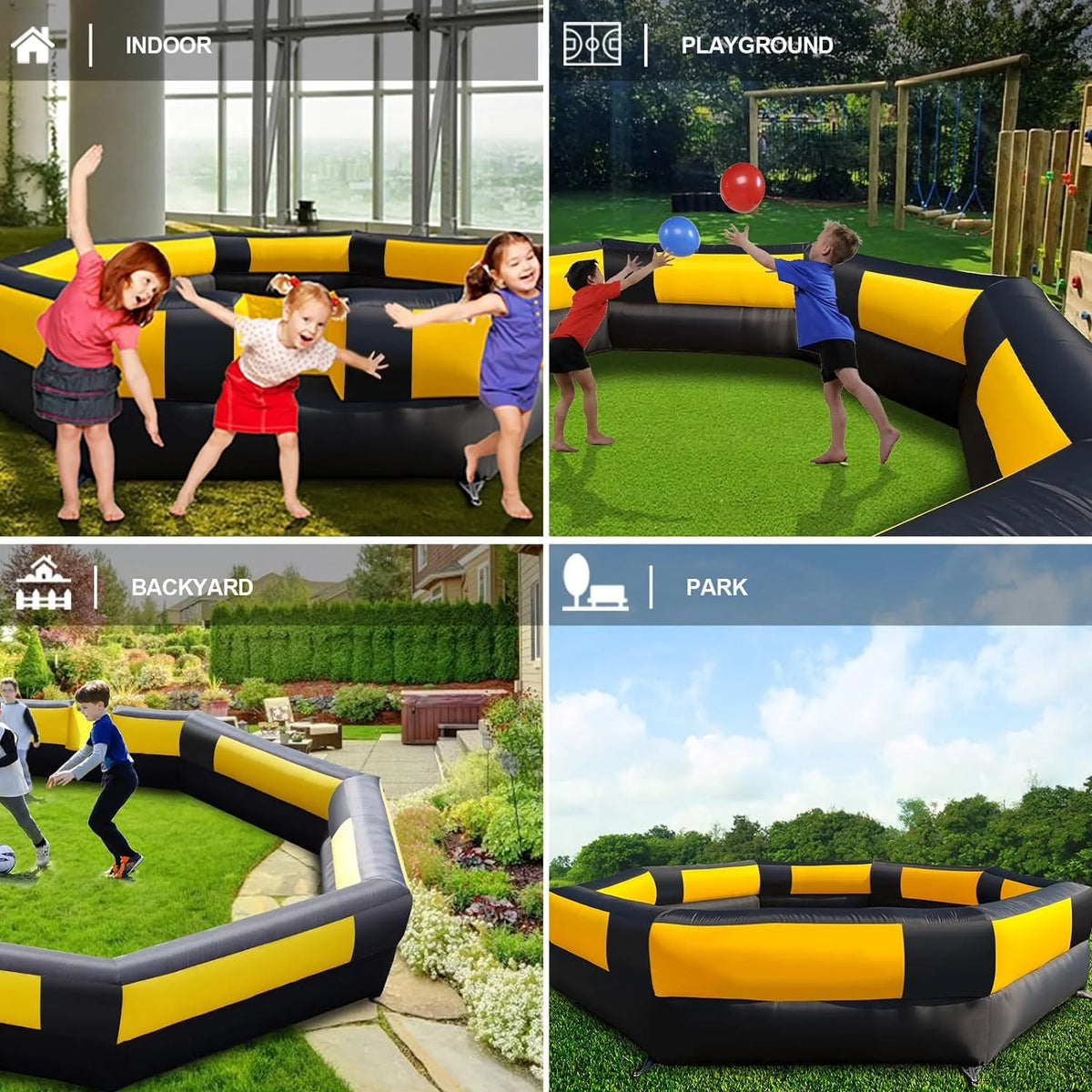 15FT Inflatable Gaga Ball Pit with Blower B800507