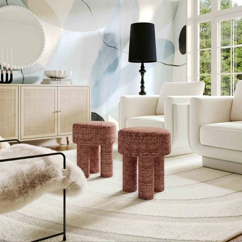 Brown Knubby Stool H8955