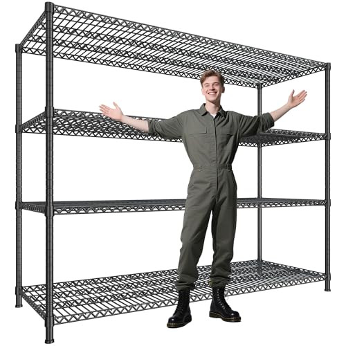 68.1"W 2500LBS Adjustable Wire Shelving Unit C640