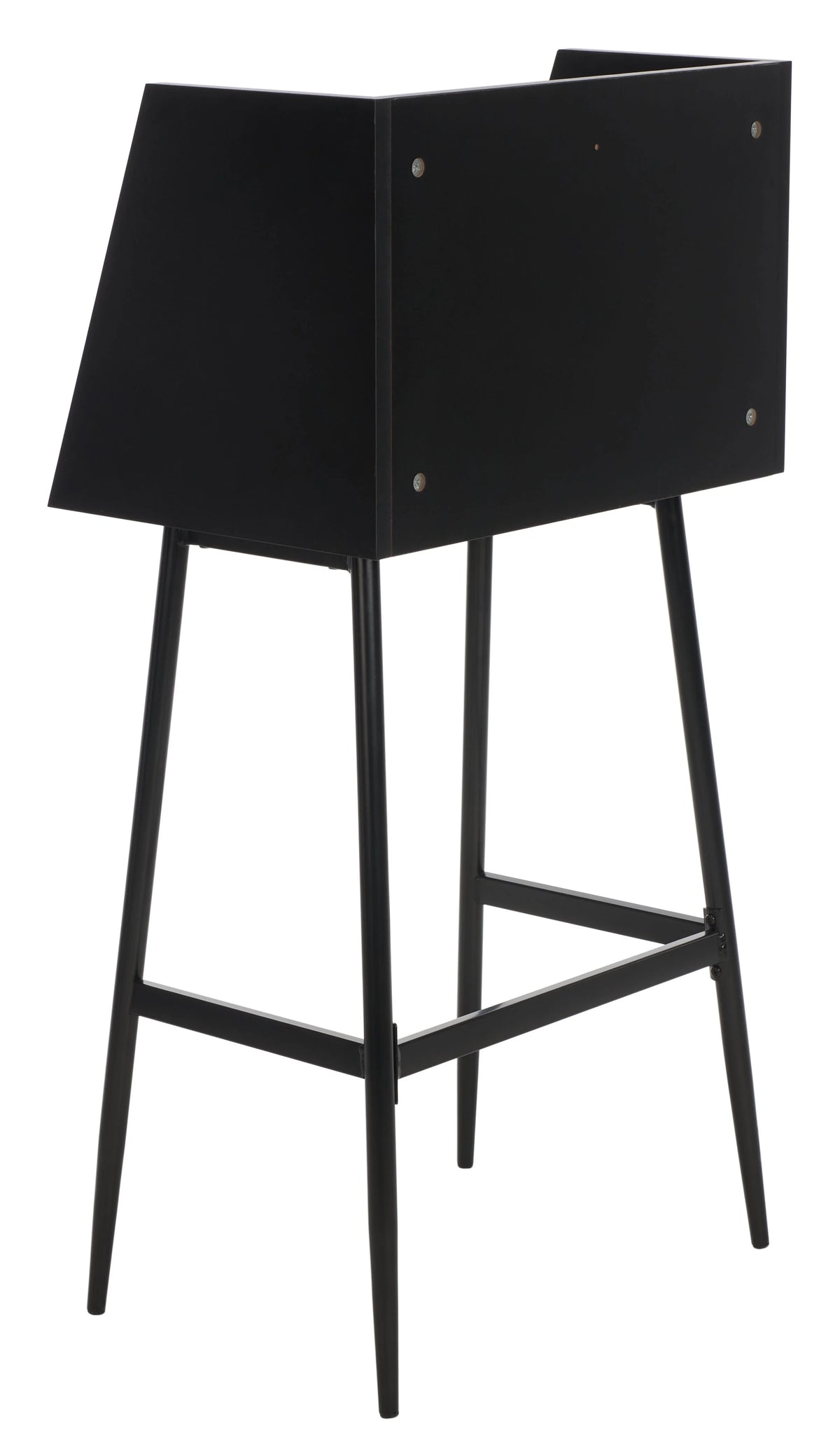 Black Modern Secretary Writing Desk L3444