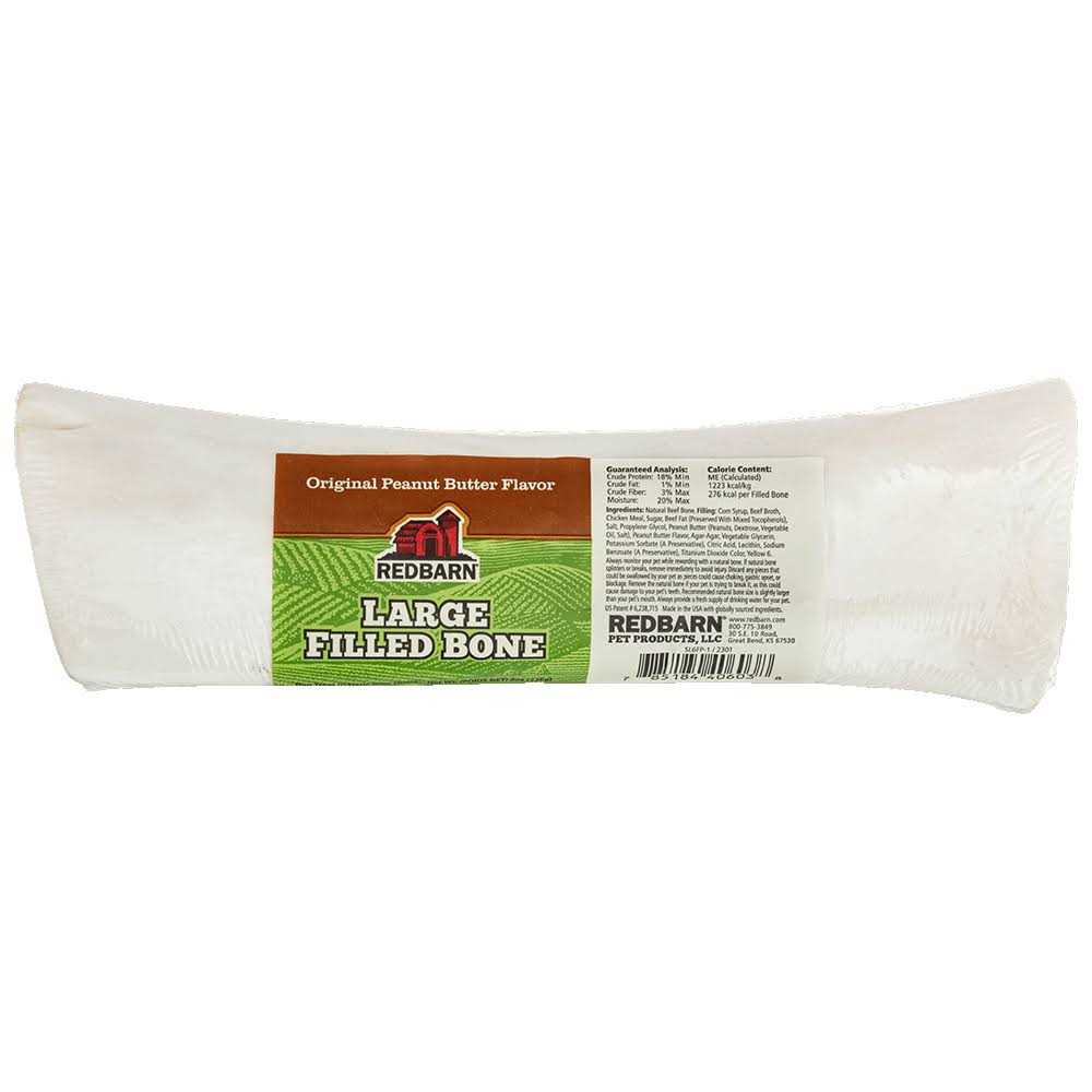 Peanut Butter Filled Bones Dog Treats Q6272