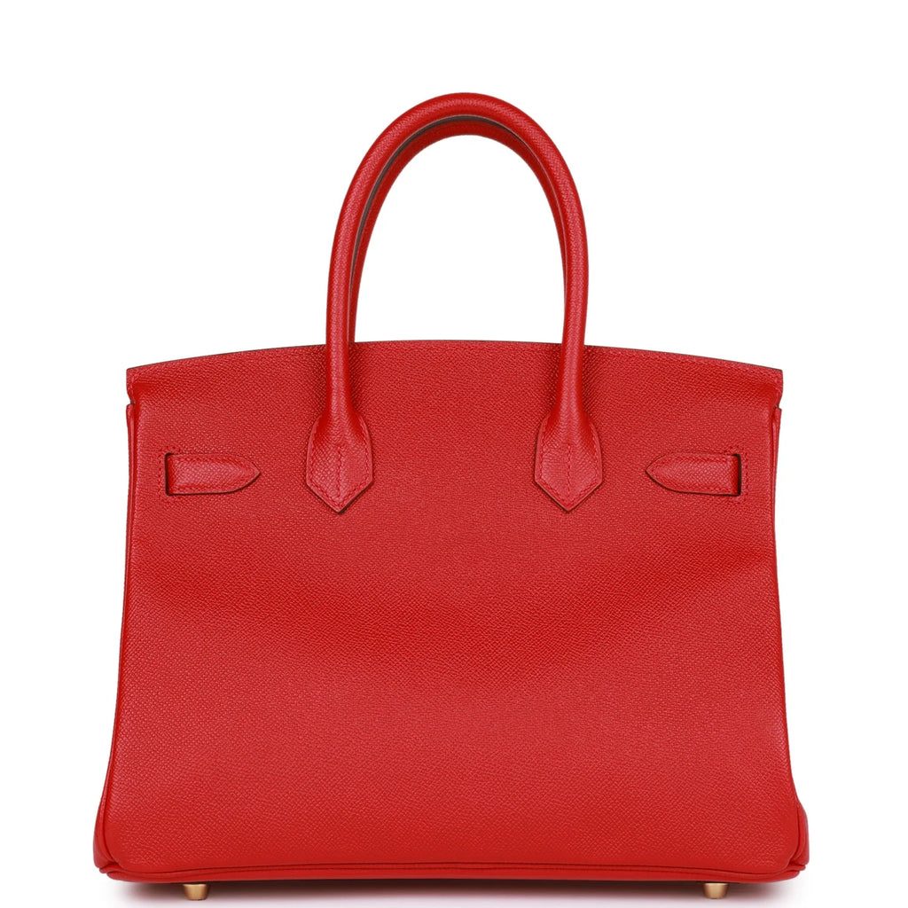 Birkin 30 Rouge Casaque Epsom Gold Hardware U72240