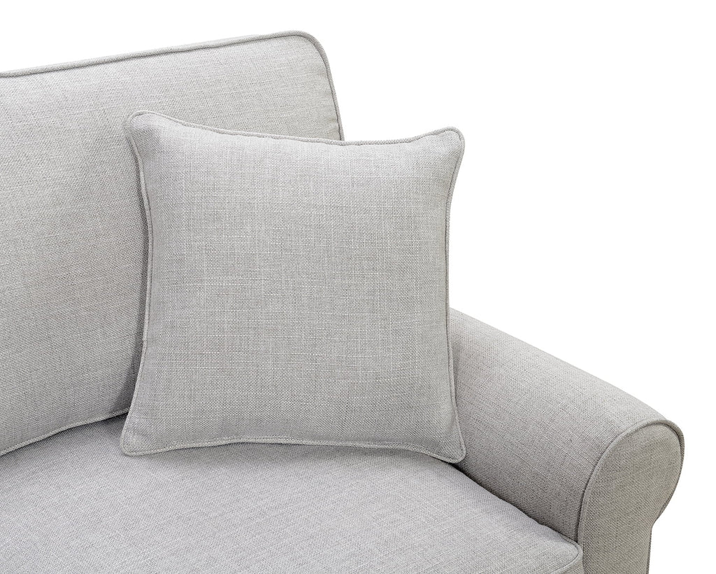 Pebble Gray Fabric Sofa E5950