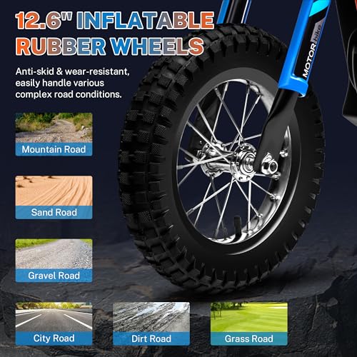 24V 250W Kids Electric Dirt Bike with Air-Filled Tires I368