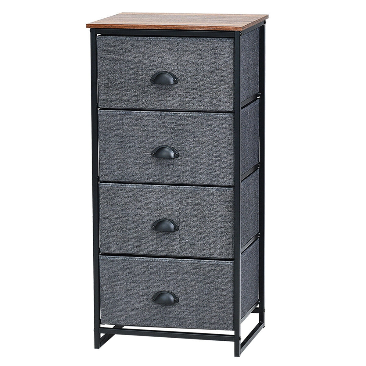 Black 4 Drawer Dresser X7026