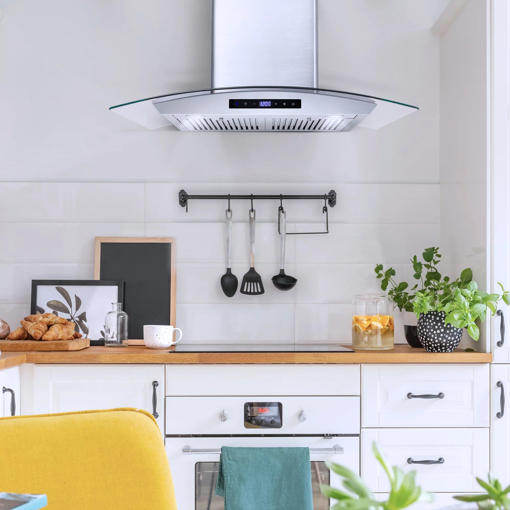 3 Piece Kitchen Appliance Package with Electric Cooktop Range Hood and Wall Oven M9664