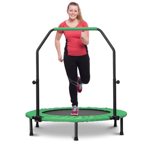 40" 48" Mini Trampoline with Adjustable Bar Z361