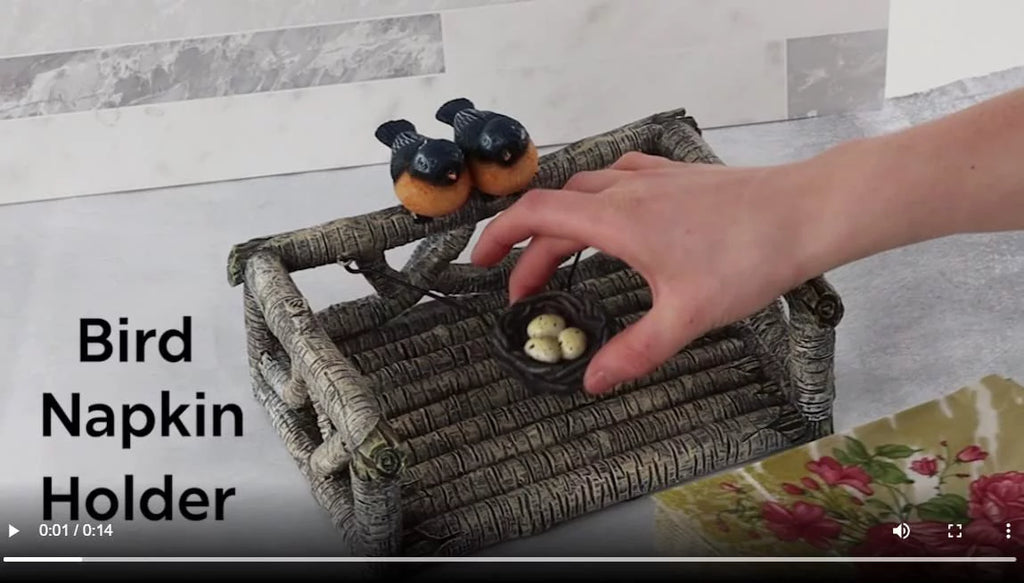 Resin Weighted Flat Napkin Holder N159