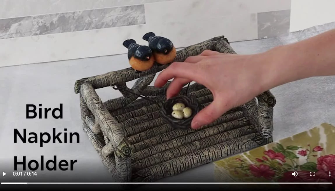 Resin Weighted Flat Napkin Holder N159