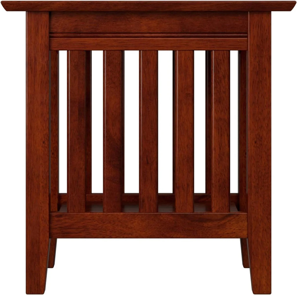 Walnut Chair Side Table W4848