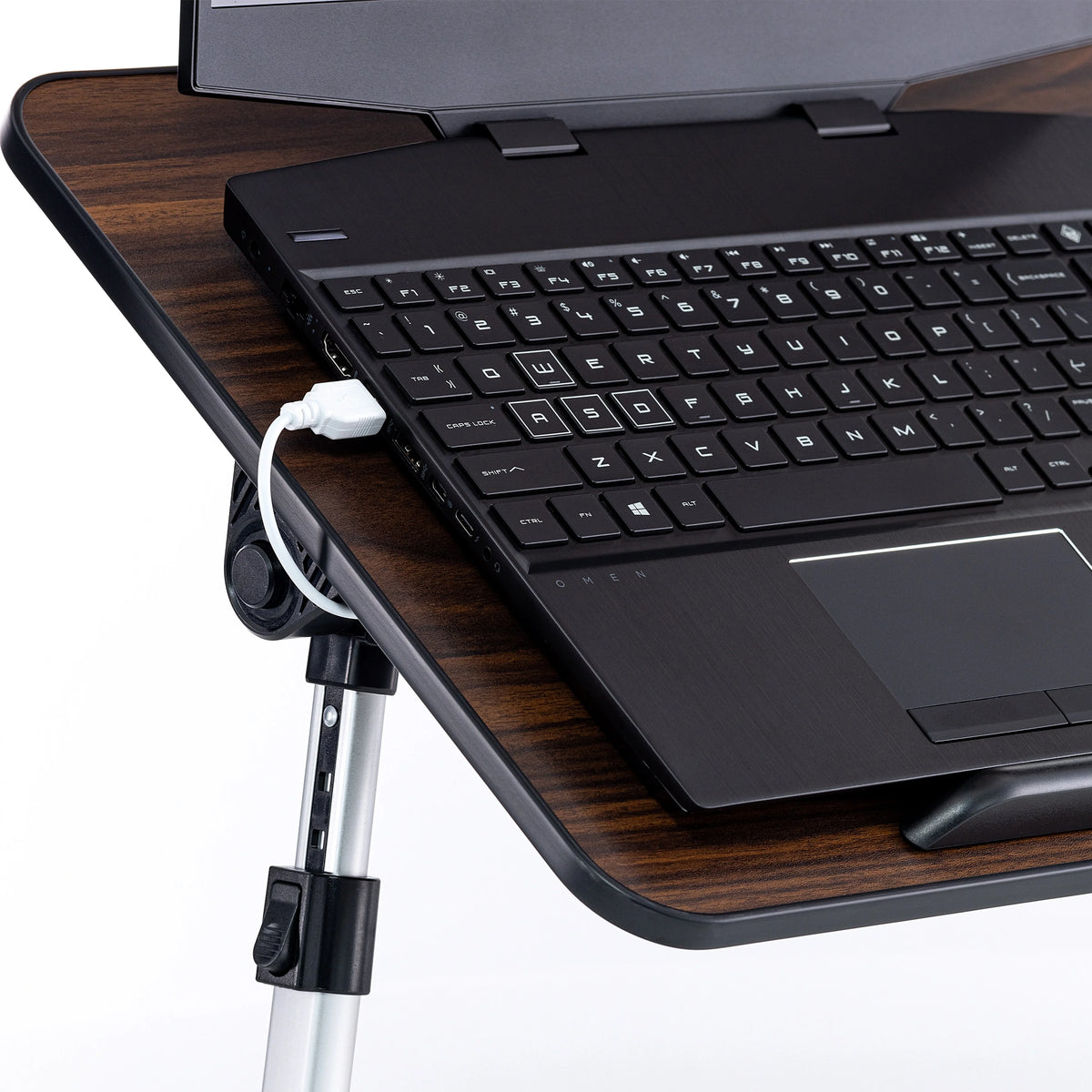 Brown Large Wood Top Lap Desk with Dual Cushion C47661