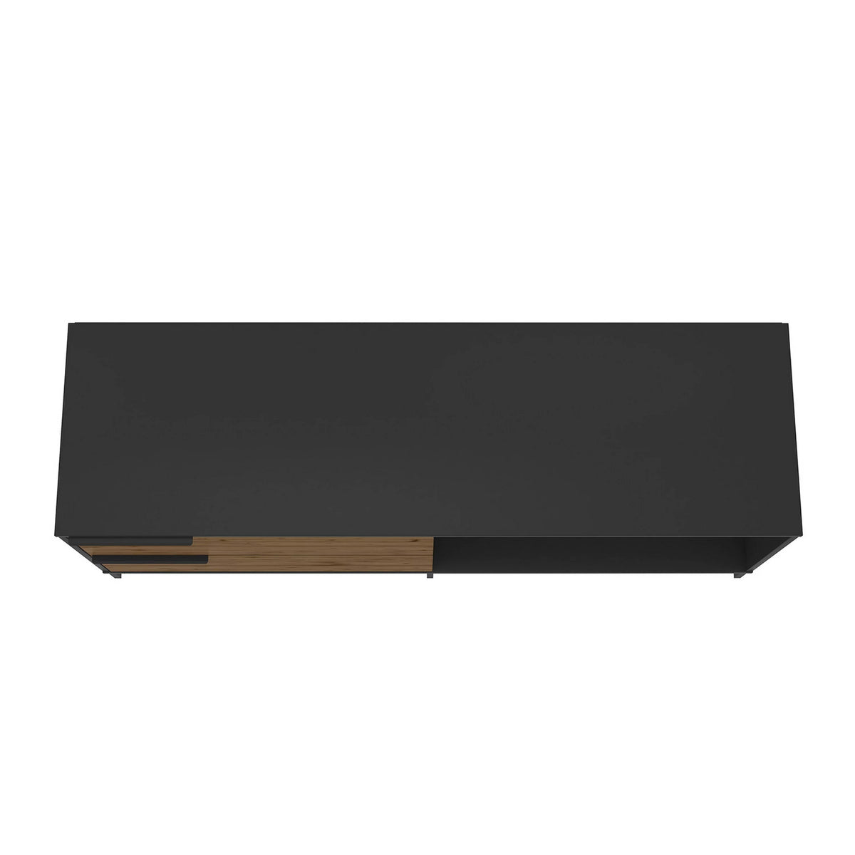 60 Inch Wood and Metal TV Stand with 2 Drawers W25094