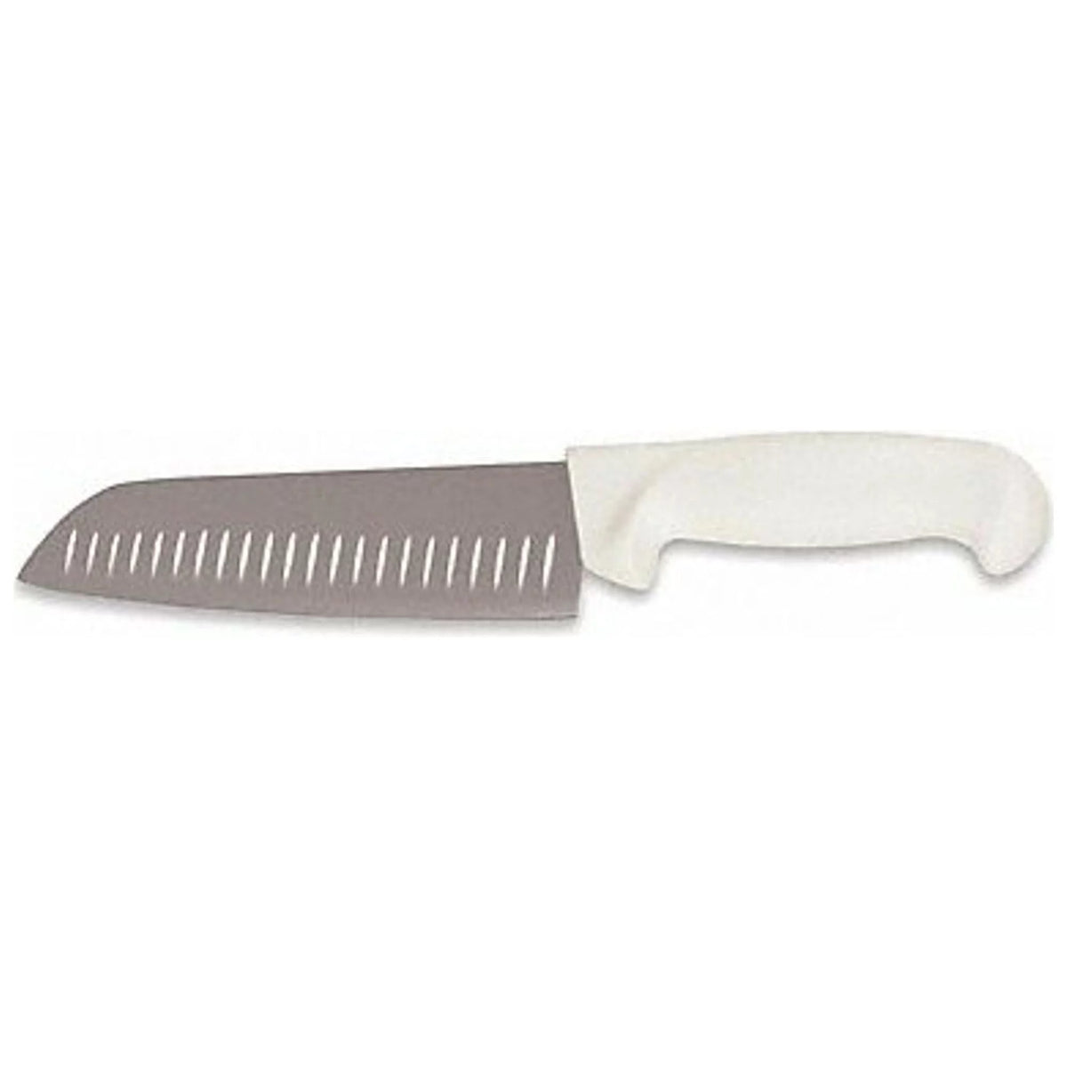 Santoku Knife 7 in Blade White Handle M2115