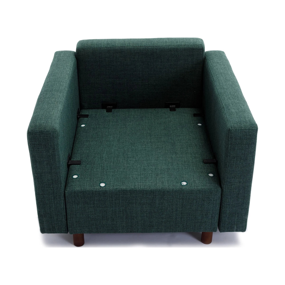 Green Single Seat Module Sofa Sectional Couch Q249761