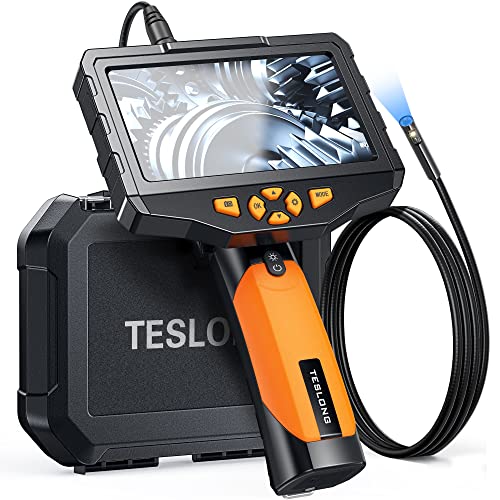 Dual Lens Borescope Camera with Light 1080P Waterproof Flexible Endoscope G1555