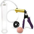 Purple Silicone Grips Clear Hose 12" Length x 2.125" Diameter Round Flange Cylinder A866125