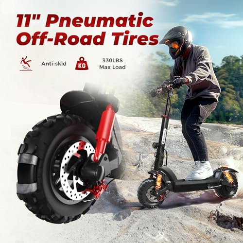 Electric Scooter 11" Off Road Tires 1000W Motor Foldable A4853