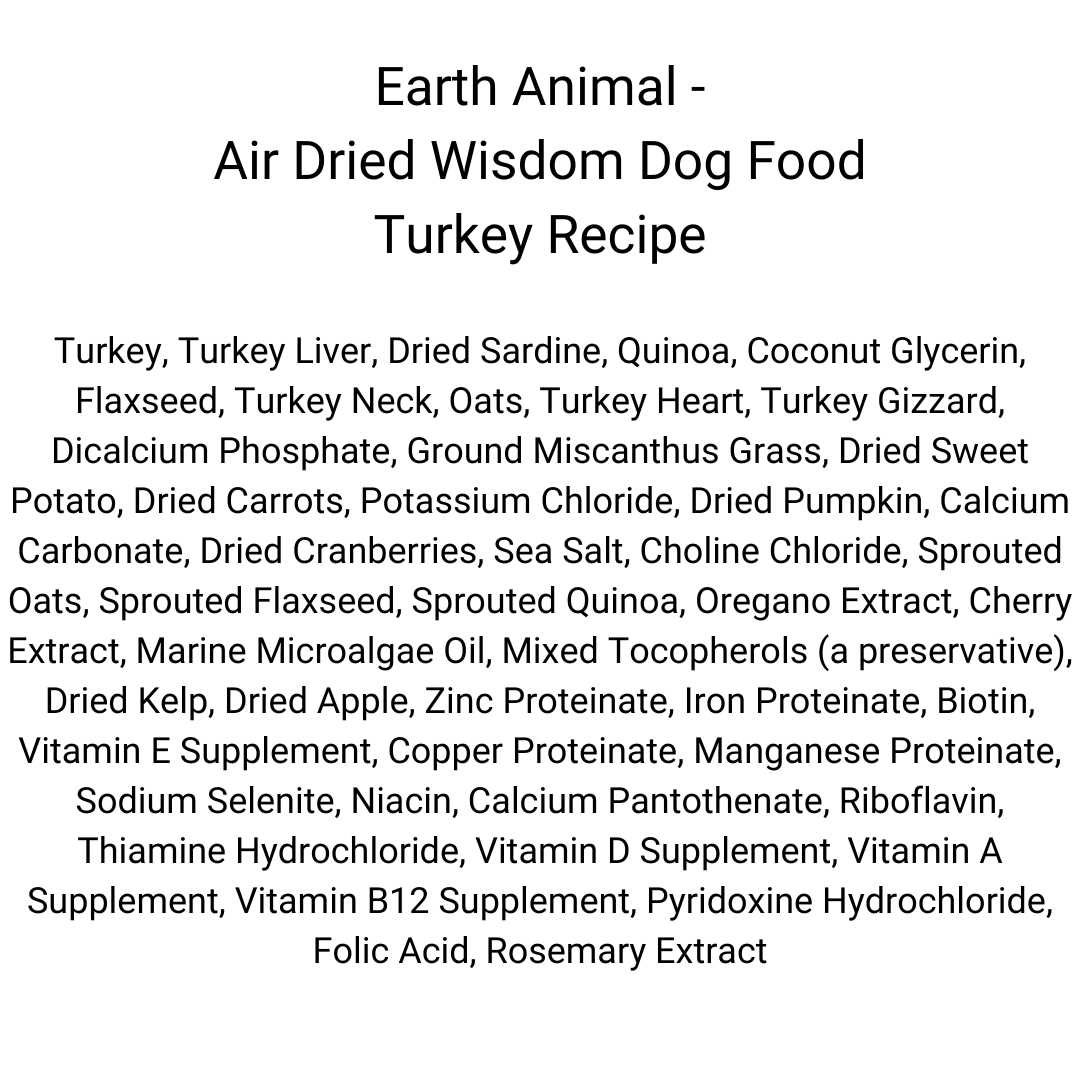 Air Dried Turkey Dog Food R8794