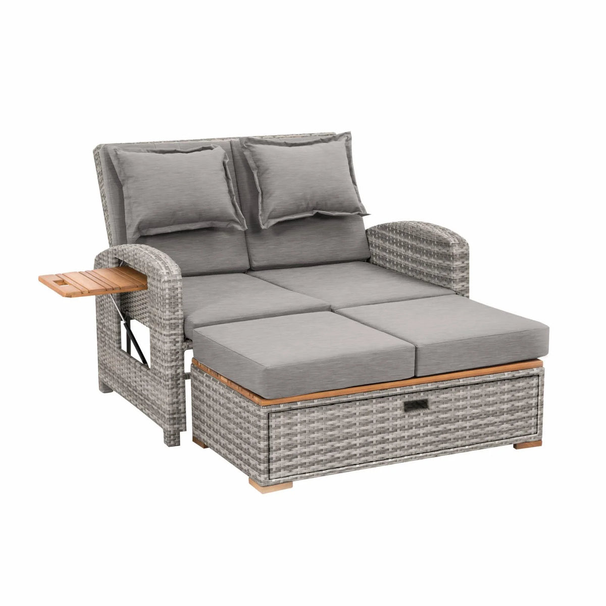 Solid Teak Wood Outdoor Modular Daybed K8842