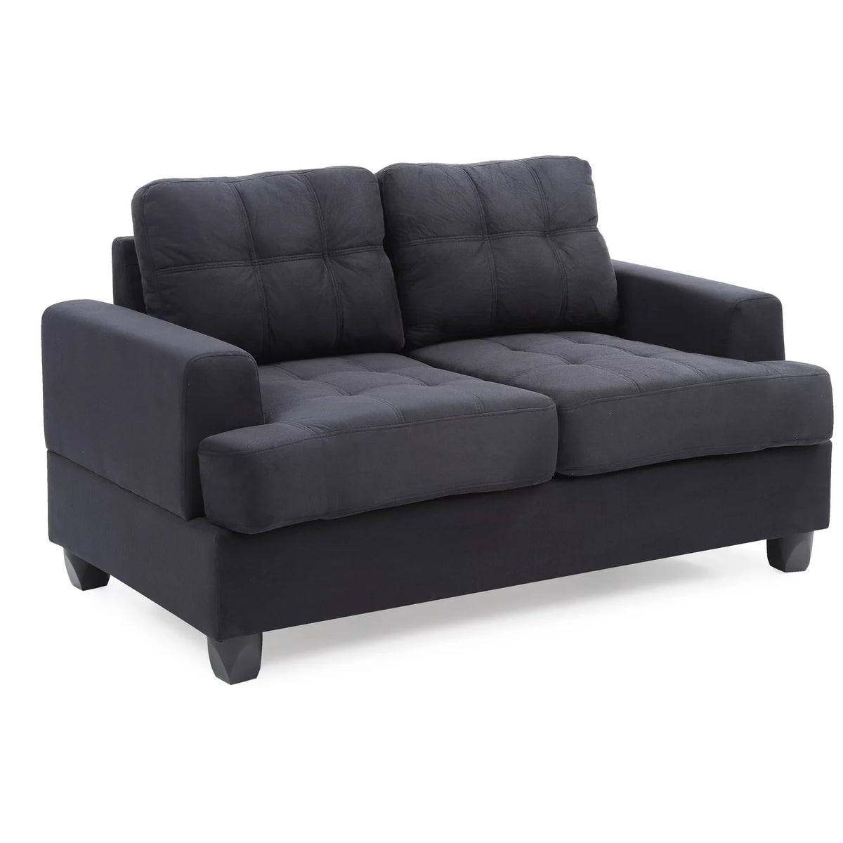 Black Loveseat R3564