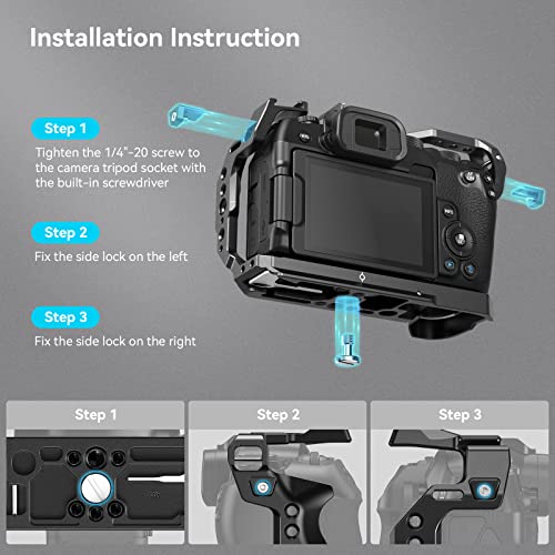 Camera Cage with Cold Shoe and NATO Rail Q935644