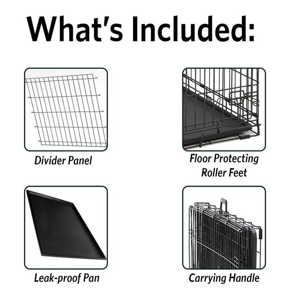 Double Door Dog Crate F7161