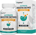 Digestive Enzymes 1000mg with Postbiotics, 20 Enzyme Blend, 60 Veggie Capsules W5486