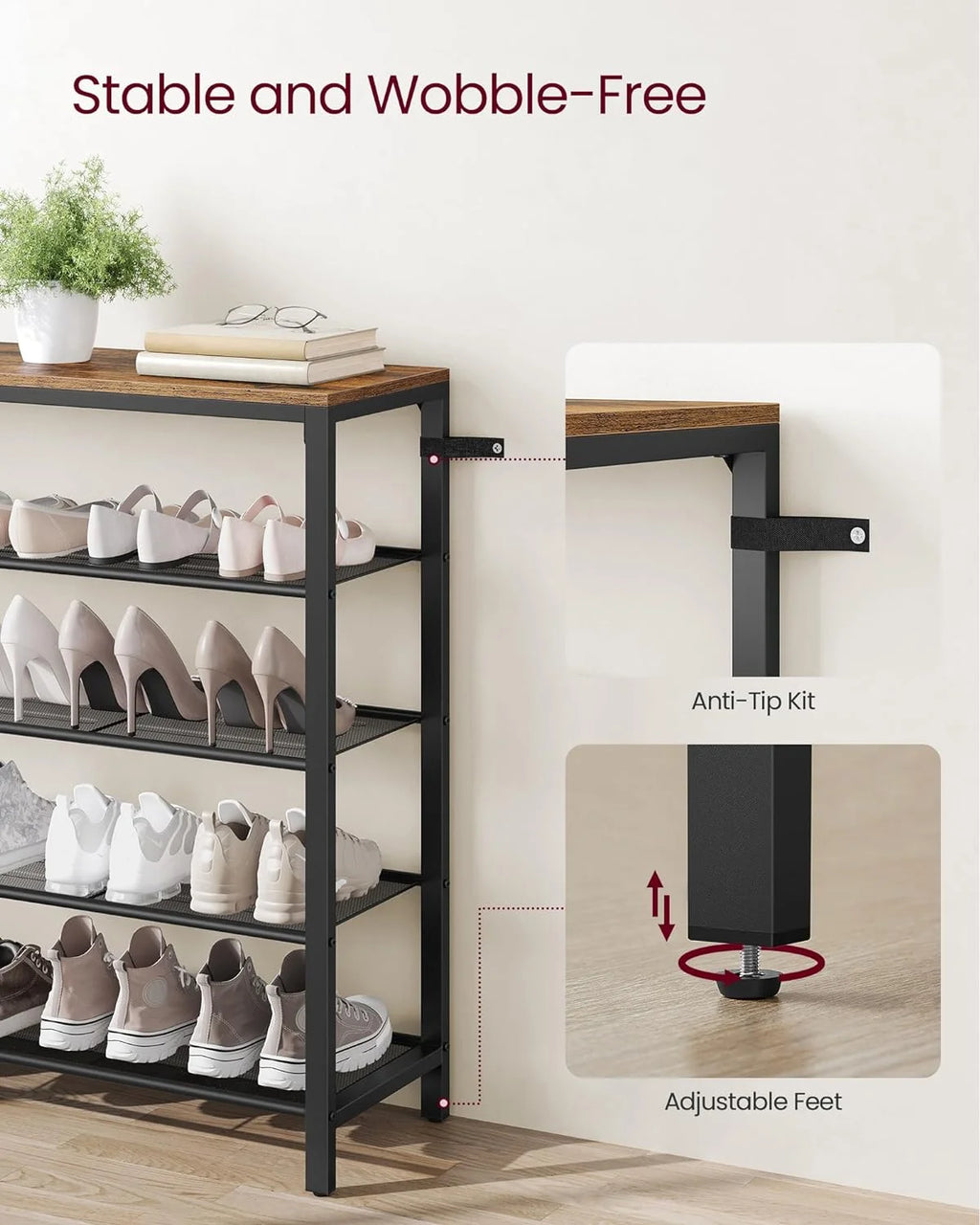 5-Tier Shoe Storage Organizer Y1013