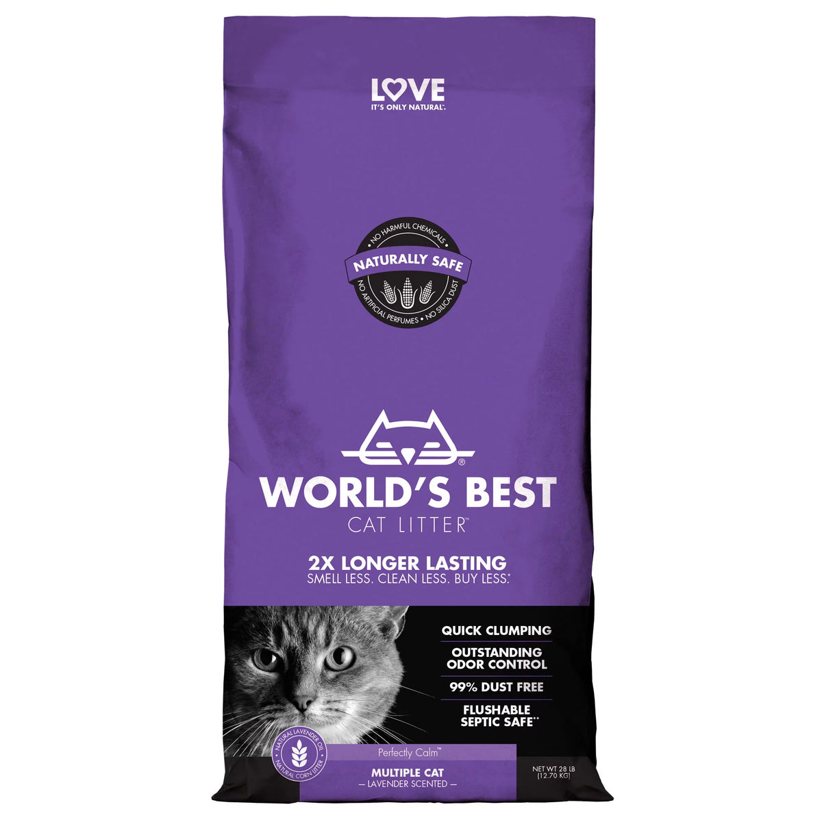 Lavender Scented Cat Litter 28 lb X324100