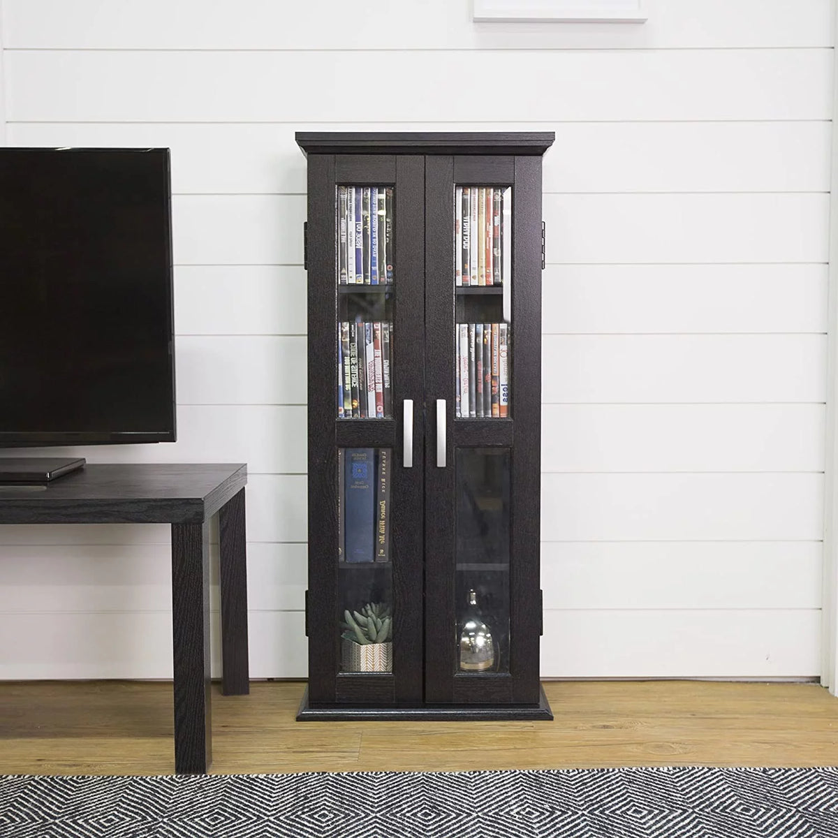 4 Tier Black Bookshelf H5622