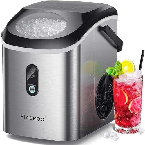 Black 34lbs/Day Portable Countertop Nugget Ice Maker G129889