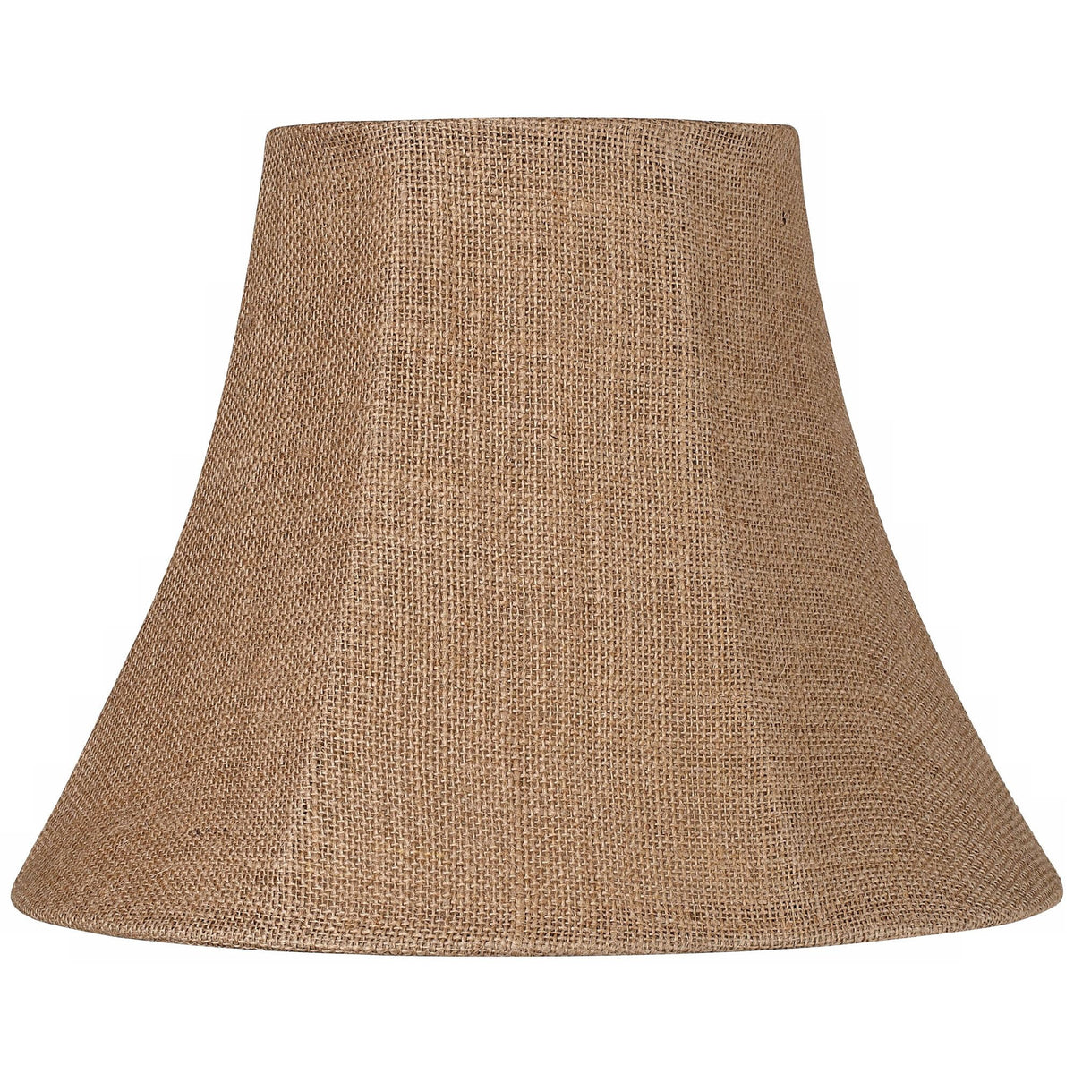 Natural Burlap Medium Bell Lamp Shade 7" Top x 14" Bottom x 10.5" High U732976