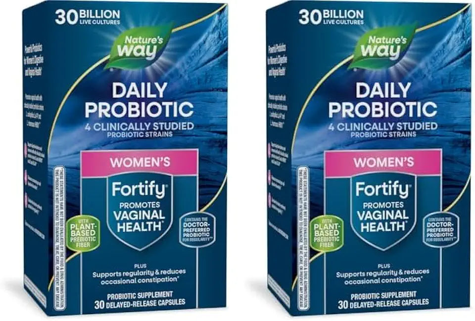 Daily Probiotic for Women, 30 Billion Live Cultures, 30 Capsules D65015