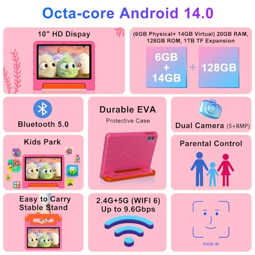 10 inch Android Kids Tablet with Shockproof Case G860