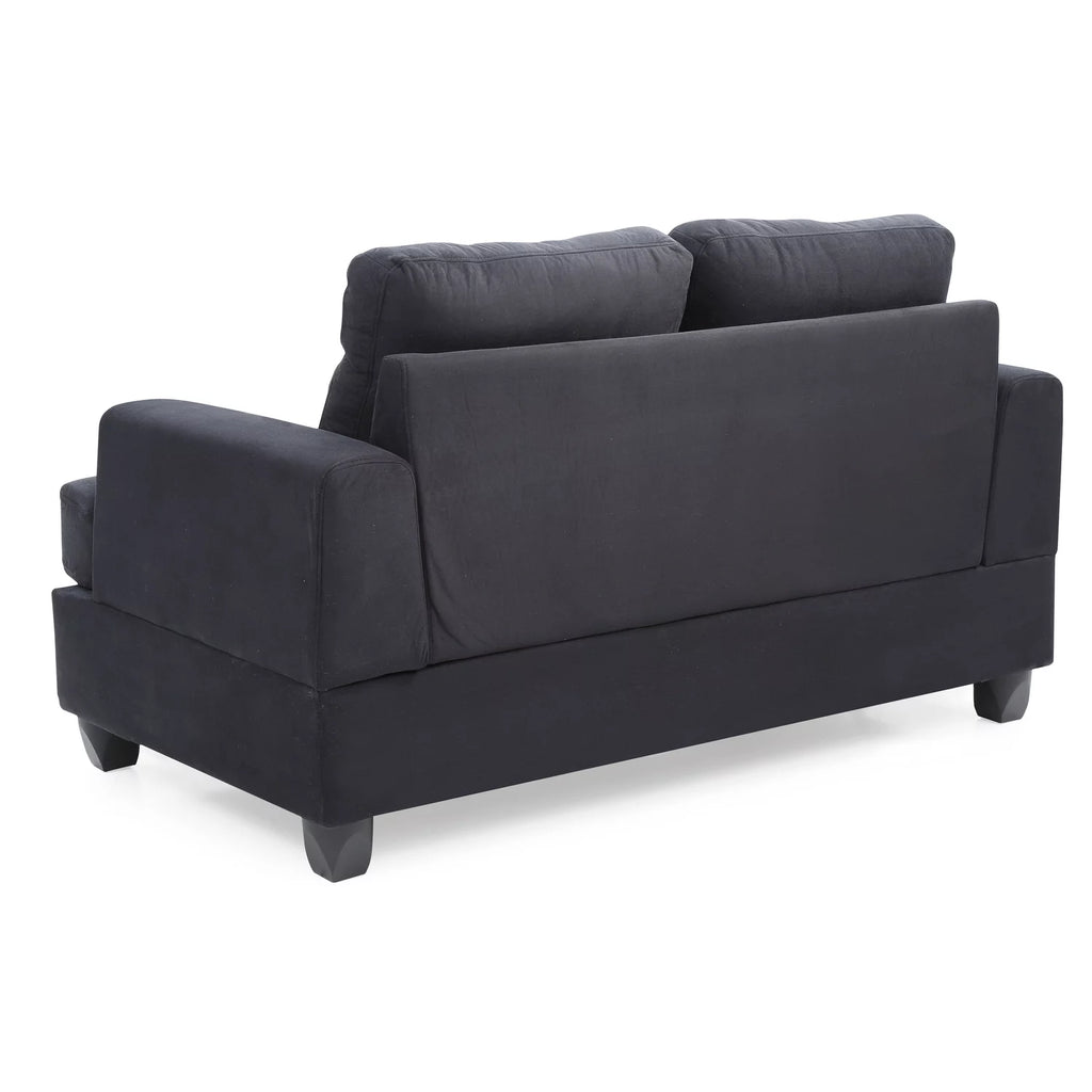 Black Loveseat R3564