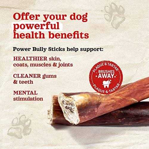 Power Bully Sticks Dog Treats V349