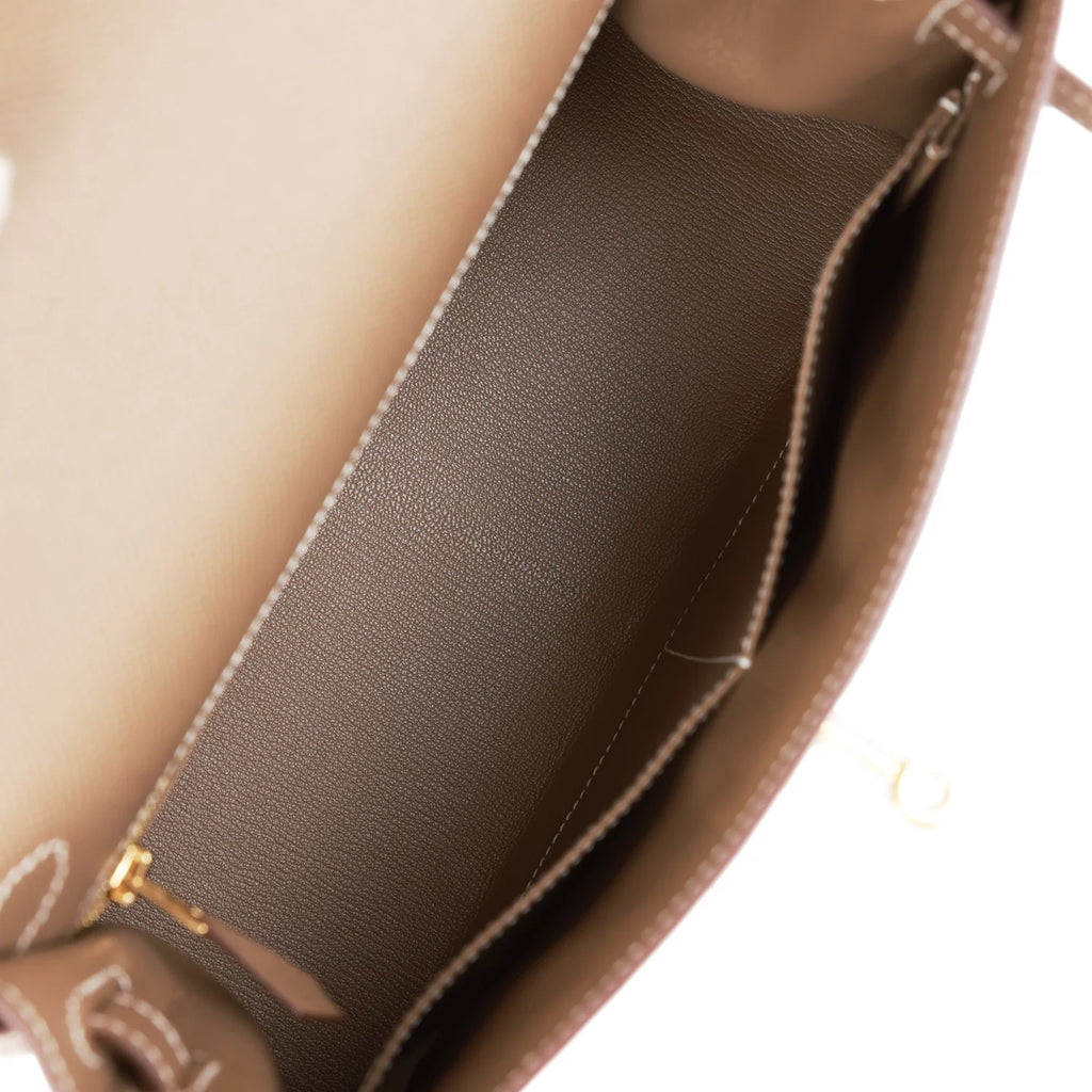 Kelly 28 Etoupe Epsom Handbag A478889