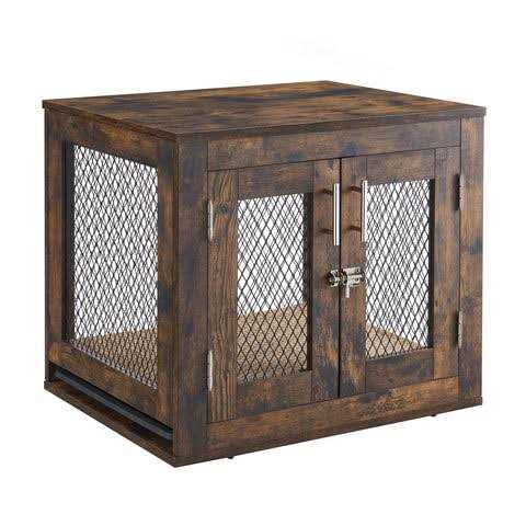 Dog Crate with Cushion and Tray T1143