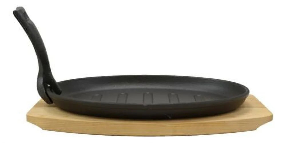Enameled Cast Iron Fajita Skillet Set 10.5" V56410