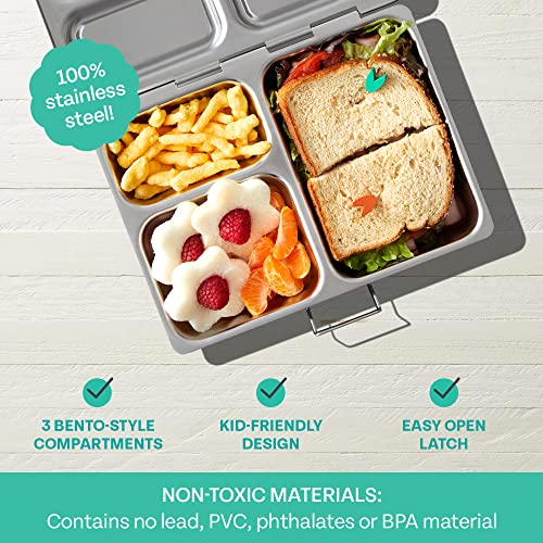 Stainless Steel Bento Lunch Box with 5 Compartments T515