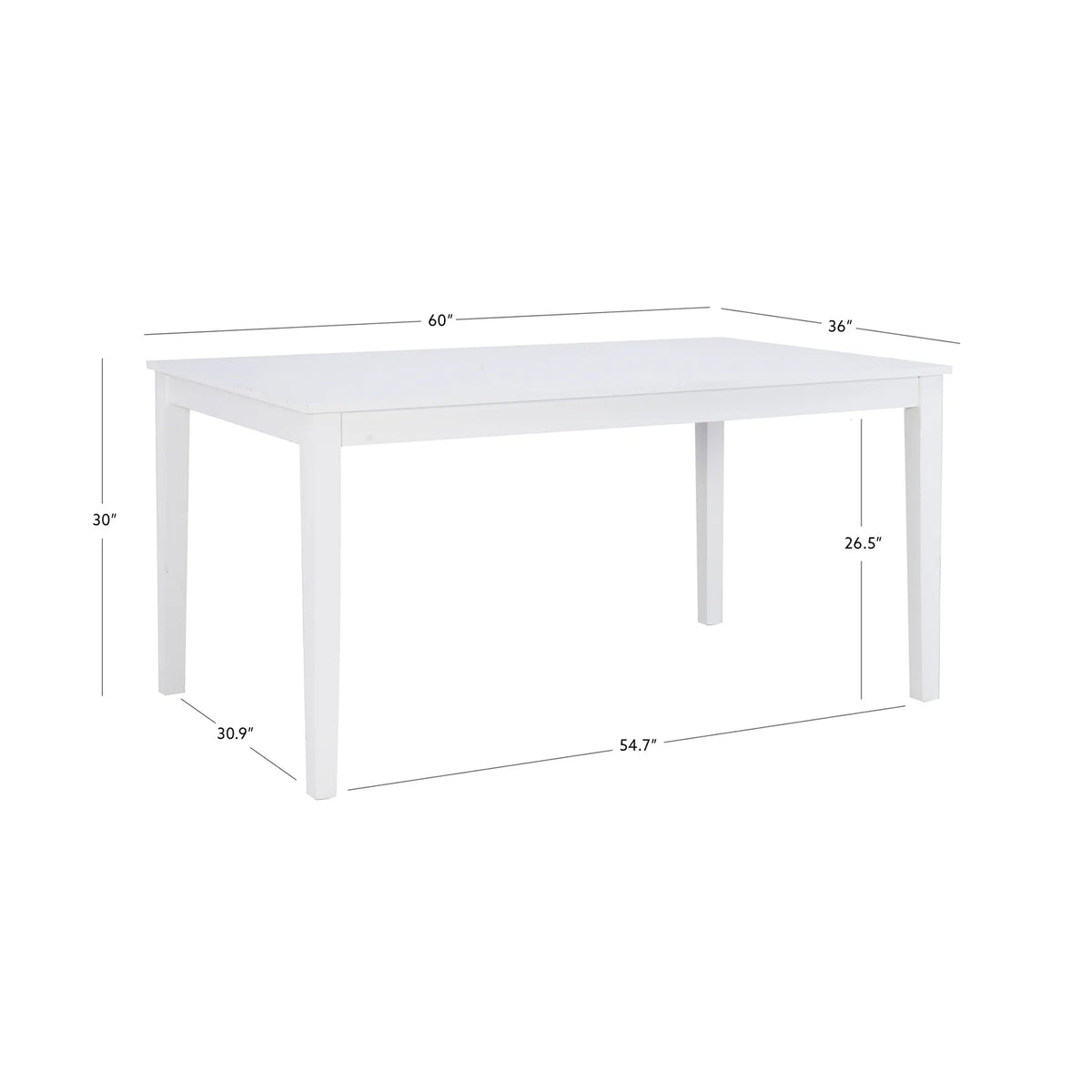 White Dining Table W56083