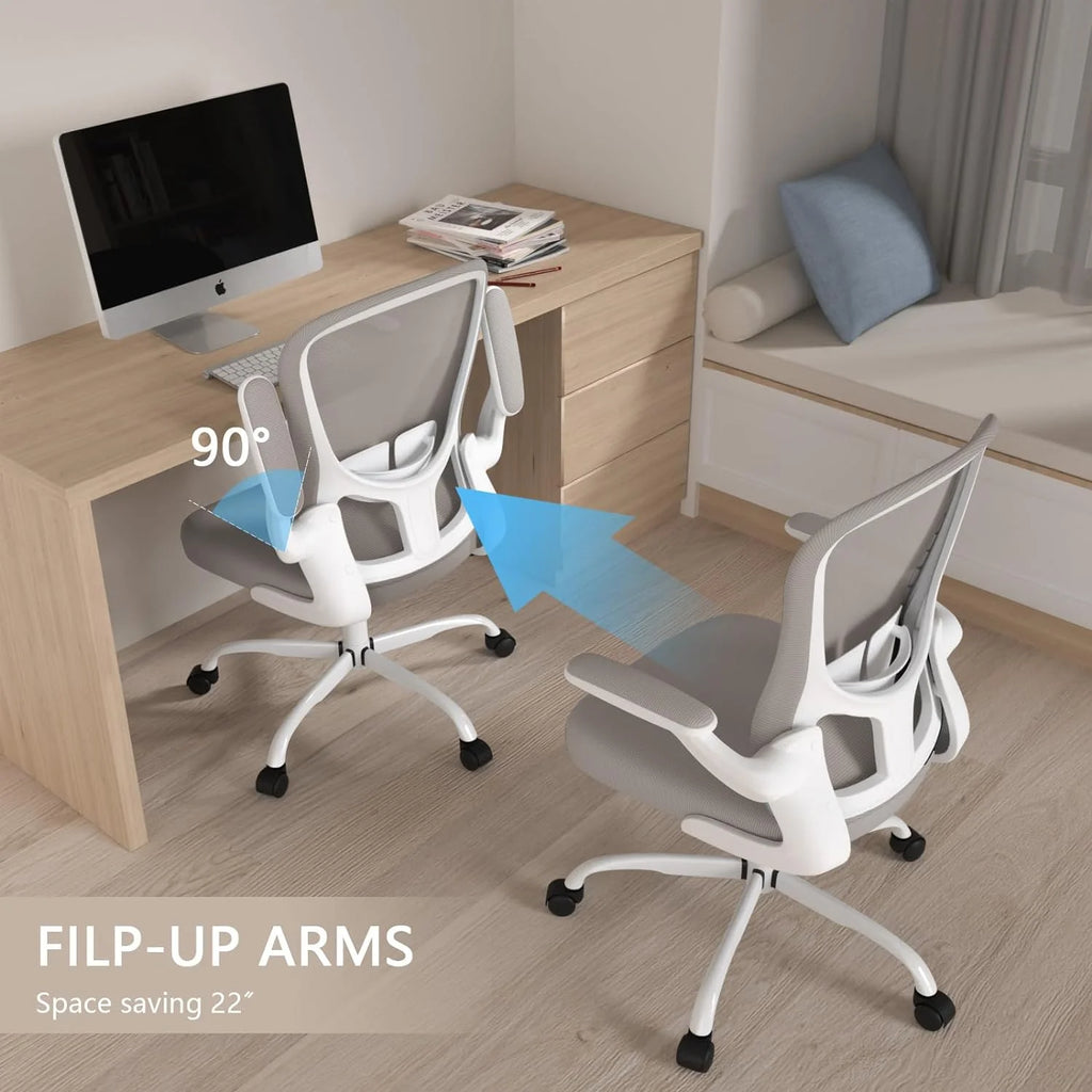 Ergonomic Mesh Office Chair with Flip-up Arms M505