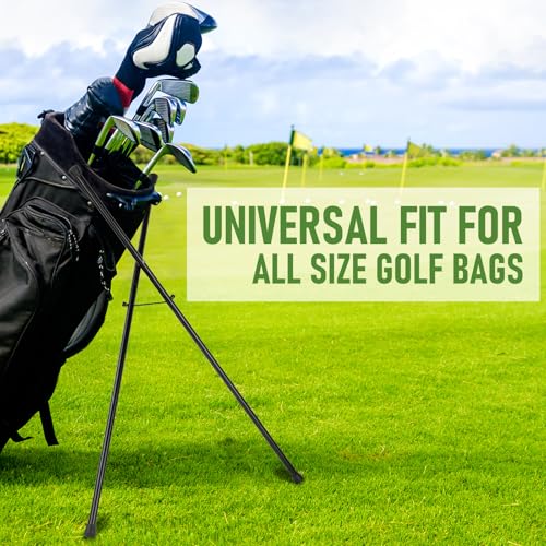Black Golf Bag Stand Attachment with Carry Bag Q996