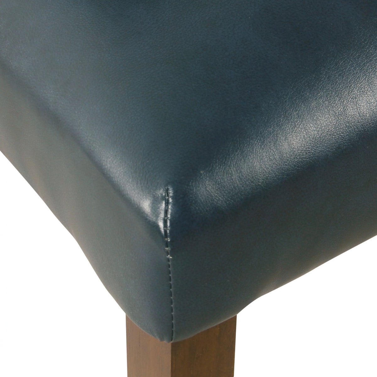 Dark Blue Faux Leather Dining Chair Set of 2 L145