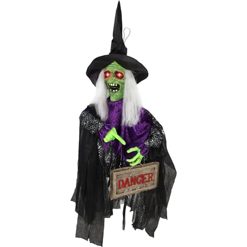 Life-Size Talking 3 Witches with Cauldron Halloween Animatronic I3708