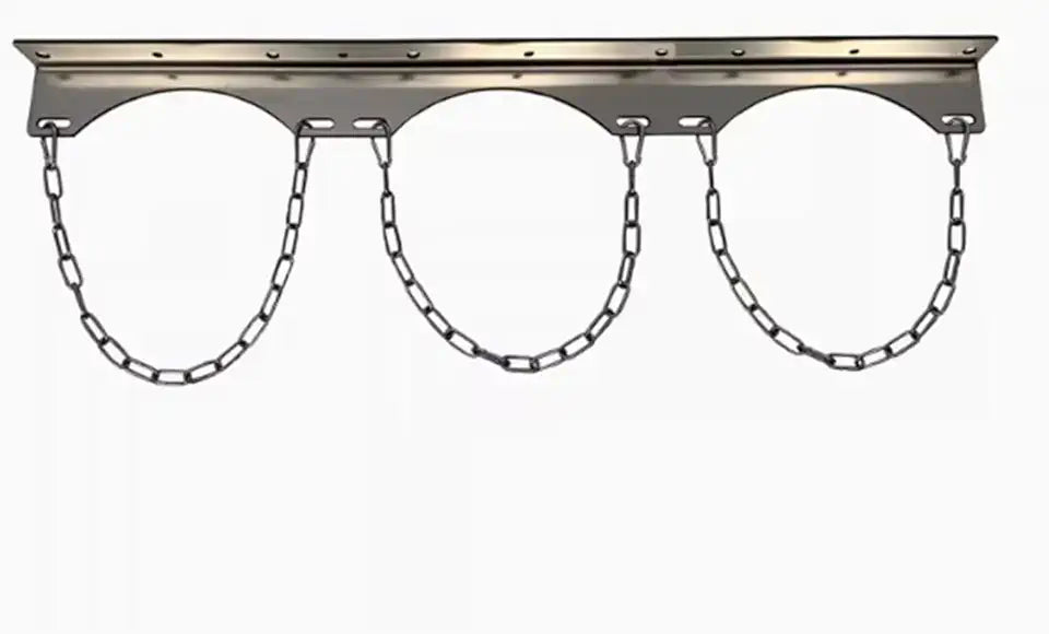 Stainless Steel Oxygen Tank Holder with Fix Chains F5268