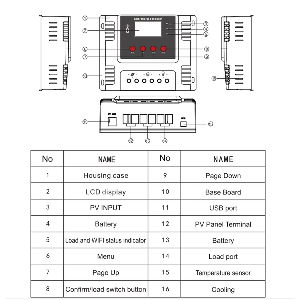 60A Solar Charge Controller C6845