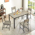 5-Piece Dining Room Table Set with 4 Chairs A902848