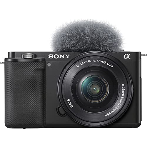 Black Mirrorless Camera with 16-50mm Lens I375394