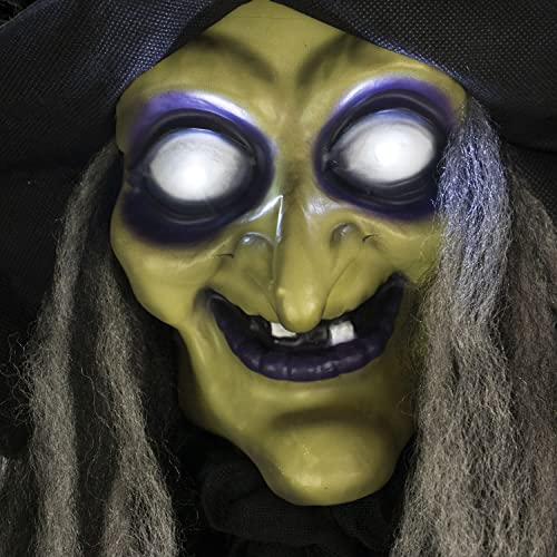 Life-Size Talking 3 Witches with Cauldron Halloween Animatronic I3708